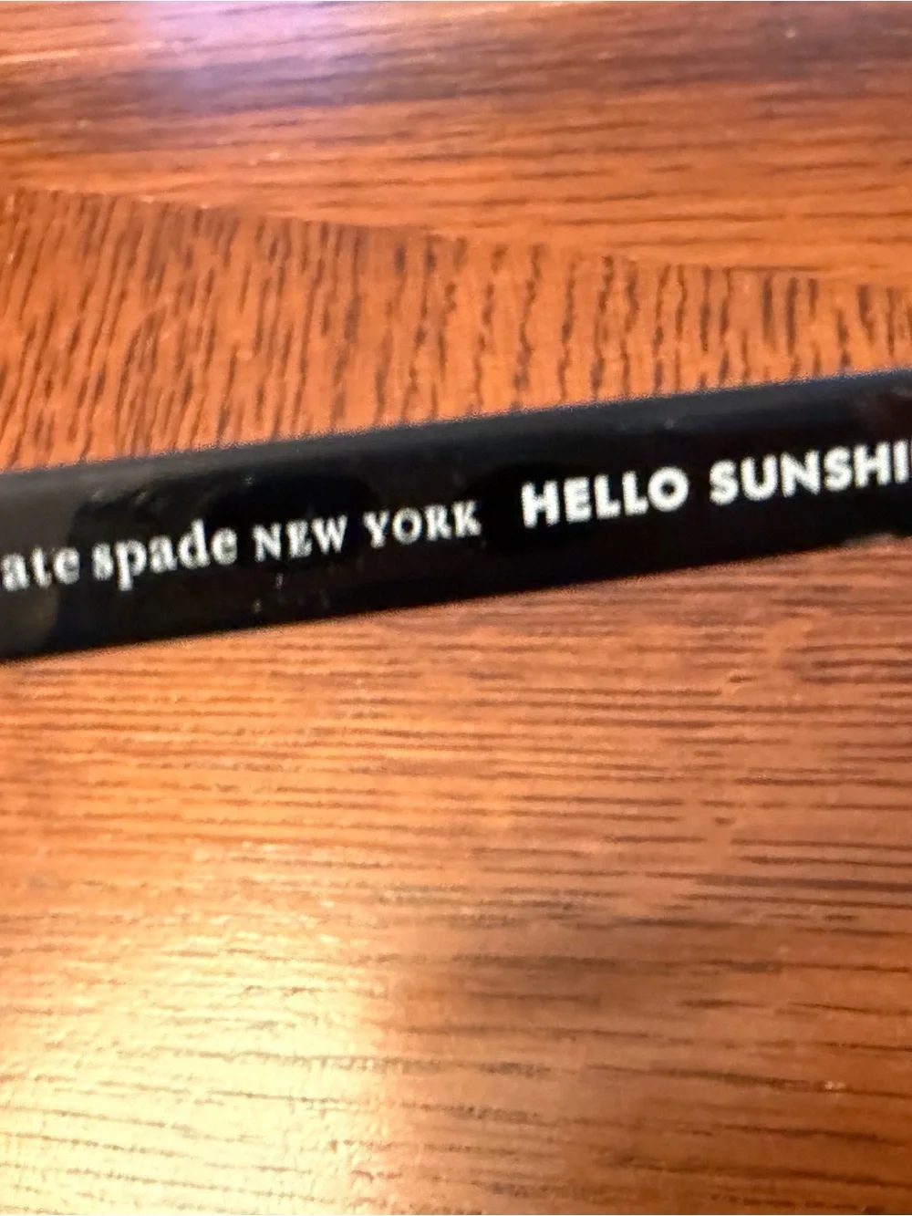 Kate Spade “Hello Sunshine” Gold Aviator Sunglasses